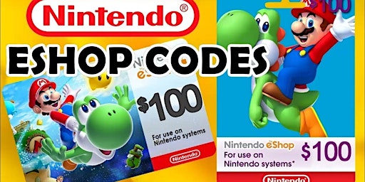 Imagen principal de Free Nintendo Eshop Gift Card  Free giveaway 2024 Free Nintendo eShop Codes