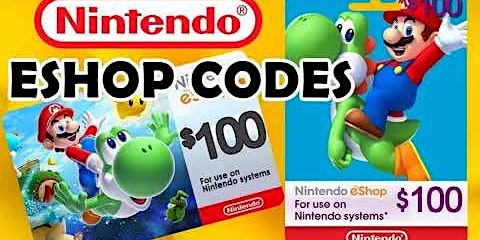 FREE Nintendo eShop Codes Gift Card  How to Get Nintendo eShop Codes 2024 primary image