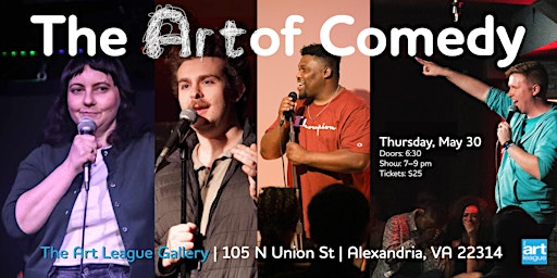 Imagem principal do evento The Art of Comedy: Winston Hodges, Abe Messing, Dom Grayer, & Amber Hendrix