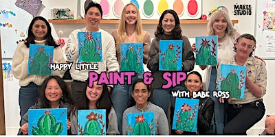 Imagen principal de Happy Little Paint and Sip with Babe Ross - 7/12