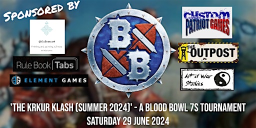 THE KRKUR KLASH (SUMMER 2024) - A Blood Bowl 7s Tournament primary image
