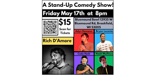 A Comedy Show @ Bluemound Bowl  primärbild