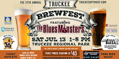 Imagem principal do evento 2024 Truckee Brewfest: Featuring the Blues Monsters