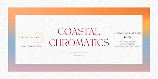 Imagem principal do evento Coastal Chromatics: Wedekind Art Gallery Show