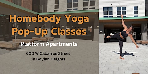 Imagem principal do evento Homebody Yoga Pop-Up Classes at Platform Apartments