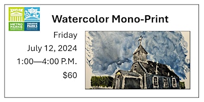 Imagem principal do evento Watercolor Mono-Print