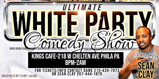 Primaire afbeelding van Ultimate White Party and Comedy Show