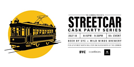 SYC & Wild Winds Brewery  - Cask Beer Streetcar July18th - 815PM