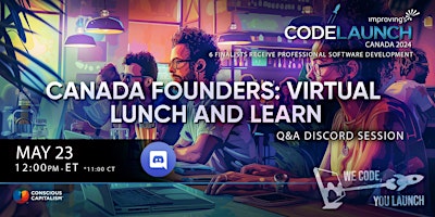 Imagen principal de Virtual Founders Lunch and Learn: Codelaunch Canada