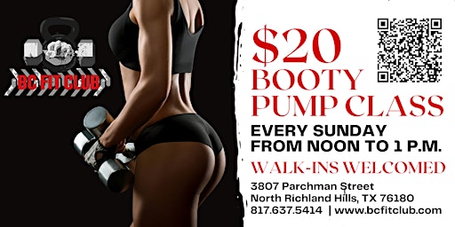 Primaire afbeelding van $20 Booty Pump Class: Sculpt Your Curves with BC Fit Club