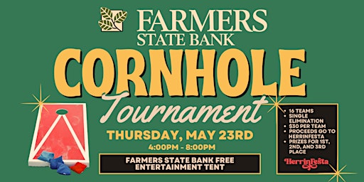 Farmers State Bank HerrinFesta Cornhole Tournament primary image