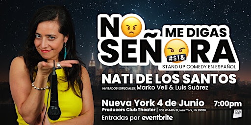 Imagem principal do evento No me digas Señora - Nati De los Santos