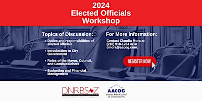 Hauptbild für 2024 Elected Officials Workshop