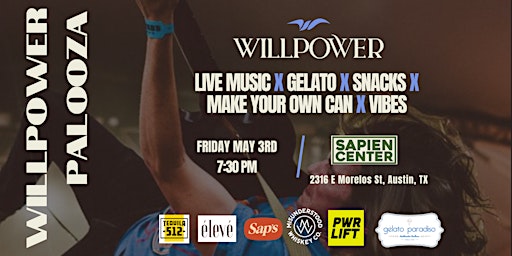 Willpower Palooza - May 3rd primary image