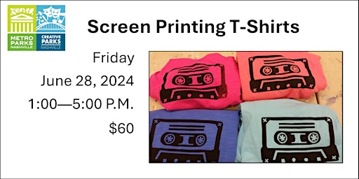 Imagem principal do evento Screen Printing T-Shirts
