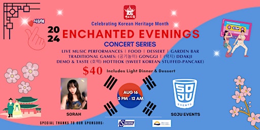 Imagem principal do evento Enchanted Evenings Concert Series - Korean Heritage Month
