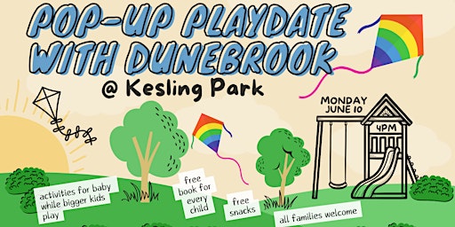 Imagem principal do evento Dunebrook Pop-Up Playdate at Kesling Park