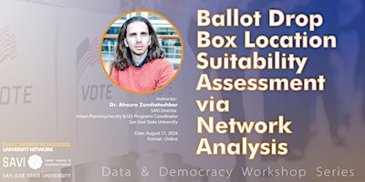 Immagine principale di Data & Democracy Workshop 4 - Ballot Box Location Suitability Analysis 