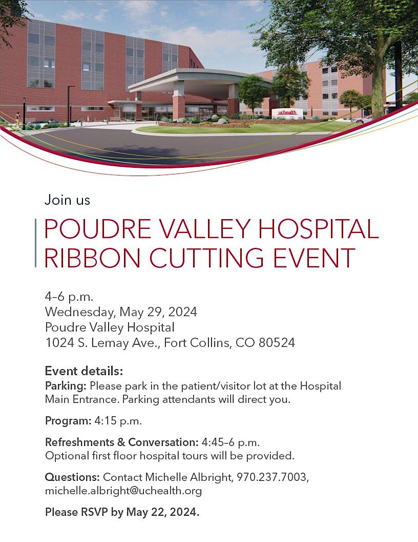 UCHealth Poudre Valley Hospital Ribbon Cutting Event