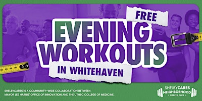 Free Evening Workouts @ Whitehaven Neighborhood Health Club primary image