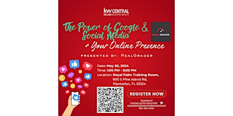The Power of Google & Social Media + Your Online Presence by RealGrader