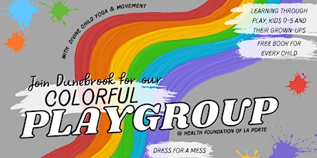 Hauptbild für June Playgroup: "Colorful" with Christie from Divine Child Yoga