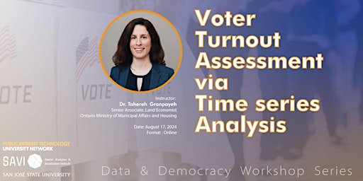 Primaire afbeelding van Data & Democracy Workshop 5 - Voter Turnout Study via Time series Analysis