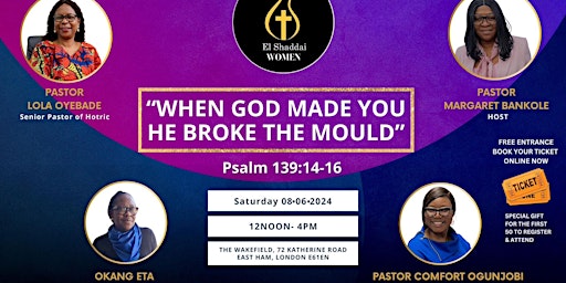 WHEN GOD MADE YOU HE BROKE THE MOULD primary image