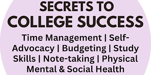 Secrets to College Success primary image