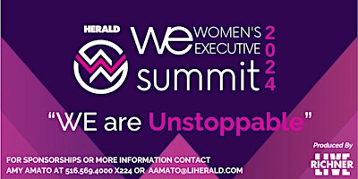 Imagem principal do evento HERALD Women's Executive (WE) Summit 2024: "WE are Unstoppable"