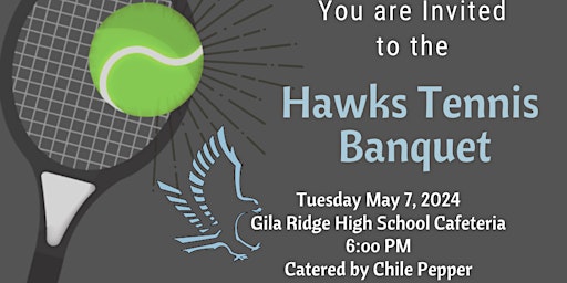 Imagem principal do evento 2024 Gila Ridge Tennis Banquet