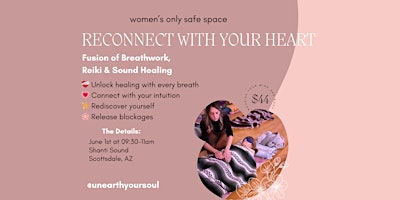 Primaire afbeelding van Women Only Event Reiki, Breathwork, and Sound Healing
