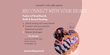 Women Only Event Reiki, Breathwork, and Sound Healing