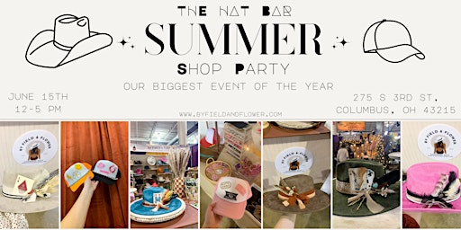 Primaire afbeelding van Summer Shop Party: The Hat Bar