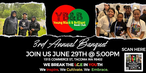 Imagen principal de Young Black & Brilliant's 3rd Annual Banquet (Courtyard Marriot Tacoma)