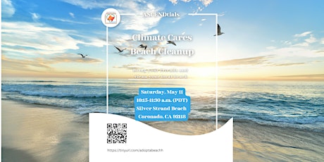 ASCENDtials Climate Cares Beach Cleanup Event at Silver Strand Beach