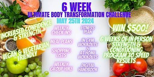 Imagem principal do evento 6 week ultimate body transformation challenge