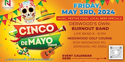 Immagine principale di Cinco De Mayo Party at Needwood Golf Course 