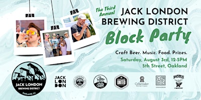 Imagem principal do evento Jack London Brewing District Block Party 2024