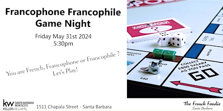 Monthly Francophones / Francophiles Game Night