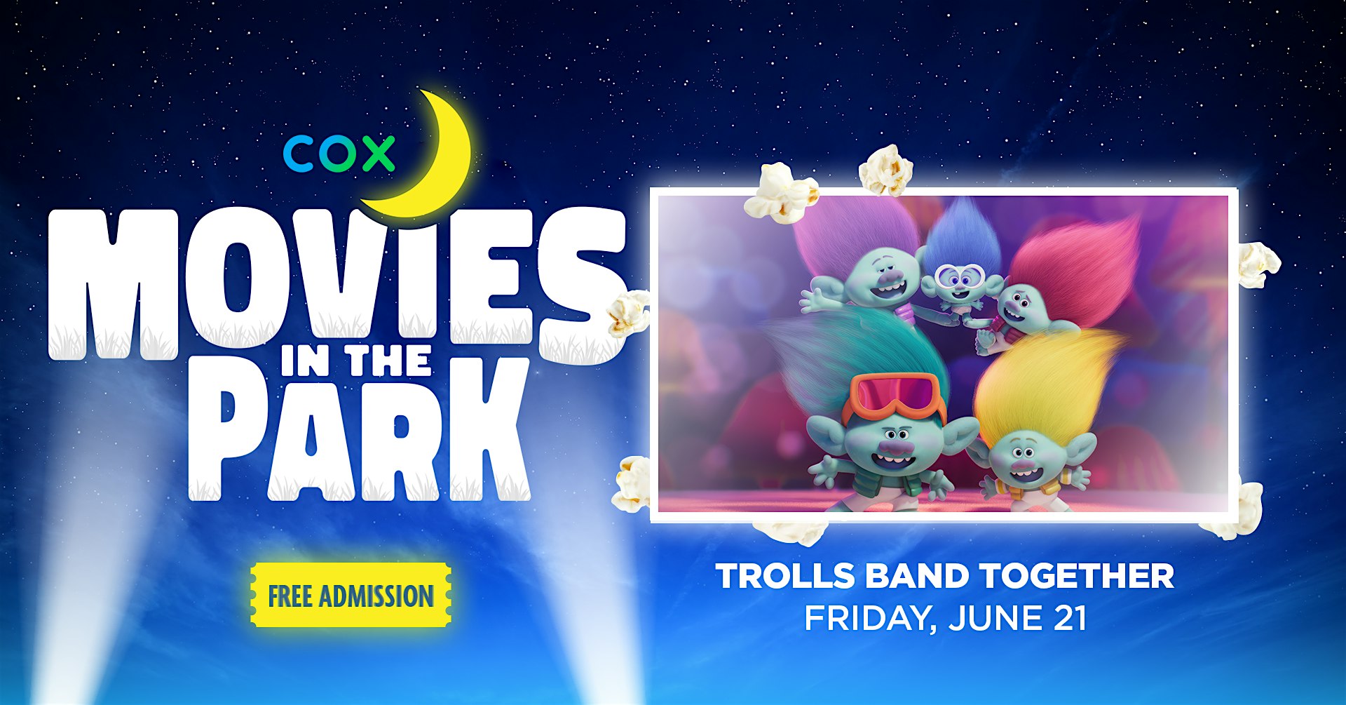 Cox Movies in the Park 2024: Trolls Band Together