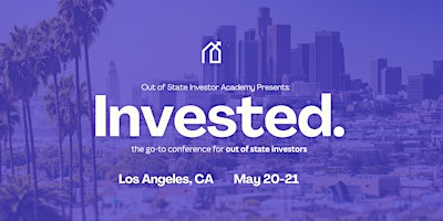 Imagem principal do evento Invested  - for Real Estate Investors
