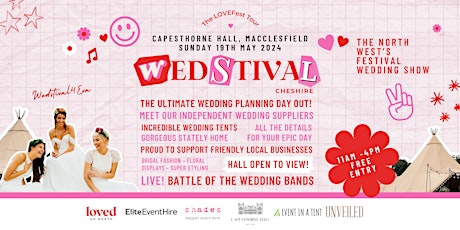 WEDSTIVAL'24 Festival Wedding Show at Capesthorne Hall