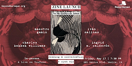 Zine Launch: No me hables de amor + Open Mic  primärbild