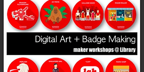 Maker's@DMNS Library: Digital Art + Badge Maker primary image