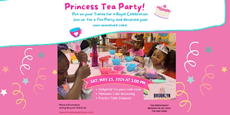 Princess Tea Party and Cake Decorating