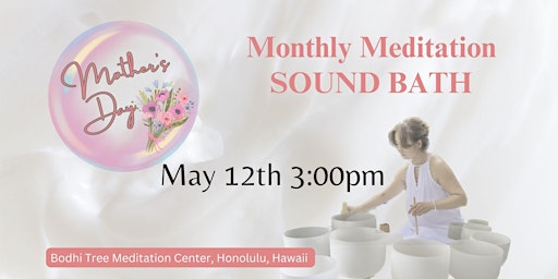 Imagem principal do evento Monthly Meditation Sound Bath