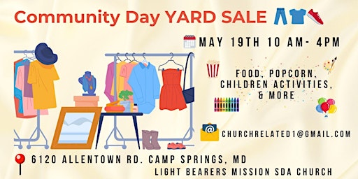 Imagem principal de Community Day [Yard Sale]