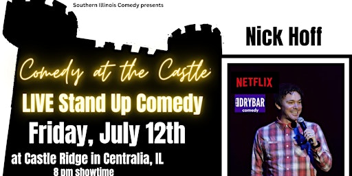 Imagem principal do evento Comedy at the Castle - LIVE Stand Up Comedy with Nick Hoff