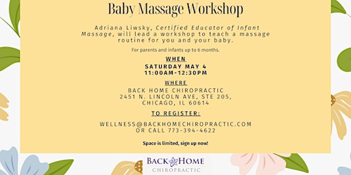 Immagine principale di Baby Massage Workshop 